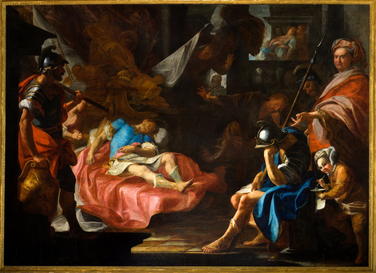 Mort de Germanicus, c.1730-40 - Domenico Parodi
