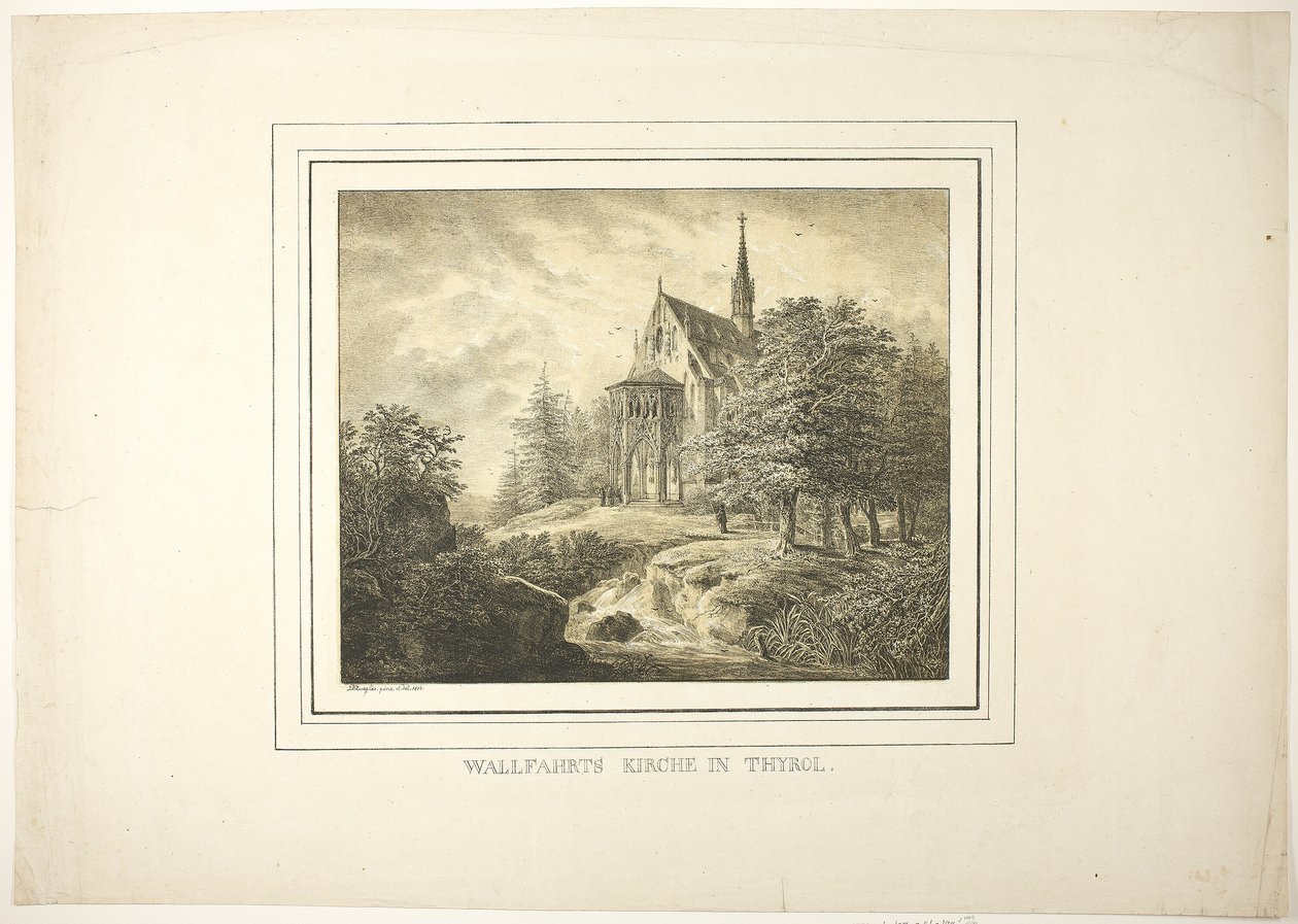 Église du pèlerinage au Tyrol - Domenico Quaglio
