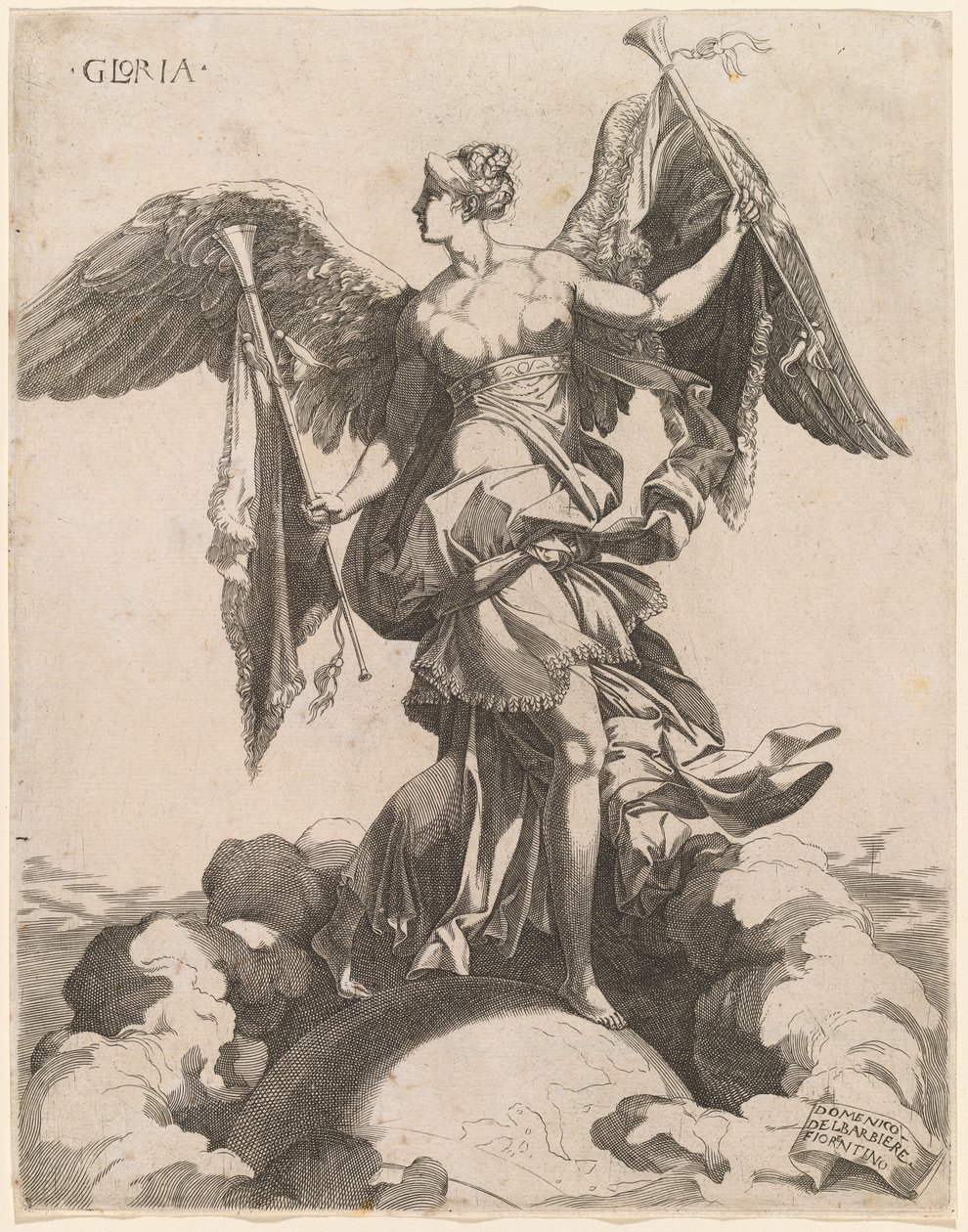 Gloria, 1540-1545 - Domenico del Barbiere