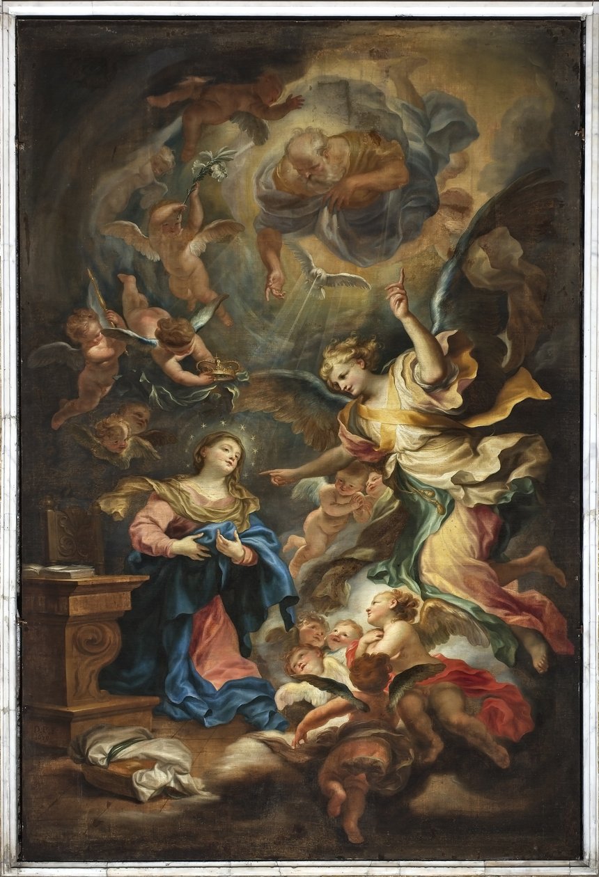 Annonciation - Domenico the Elder Piola
