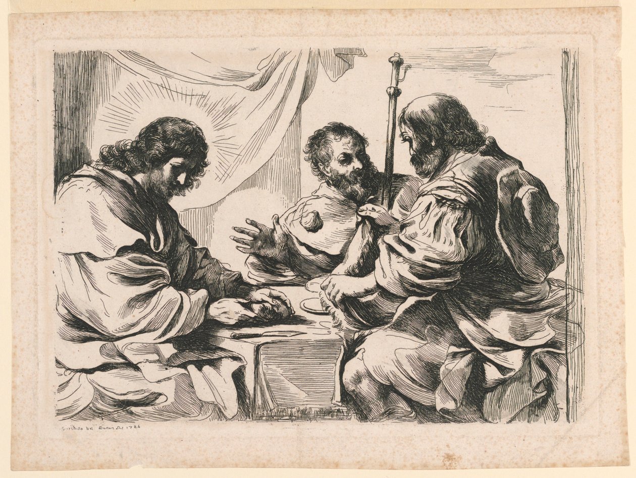 Le souper à Emmaüs - Dominique Vivant Denon
