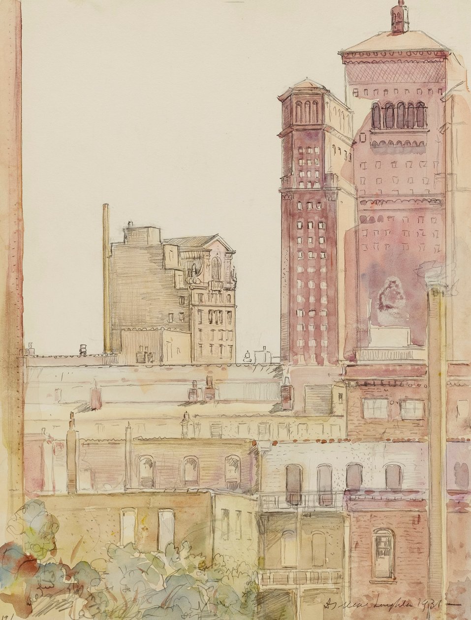 Chicago, Toits près de Allerton House - Donald Shaw MacLaughlan
