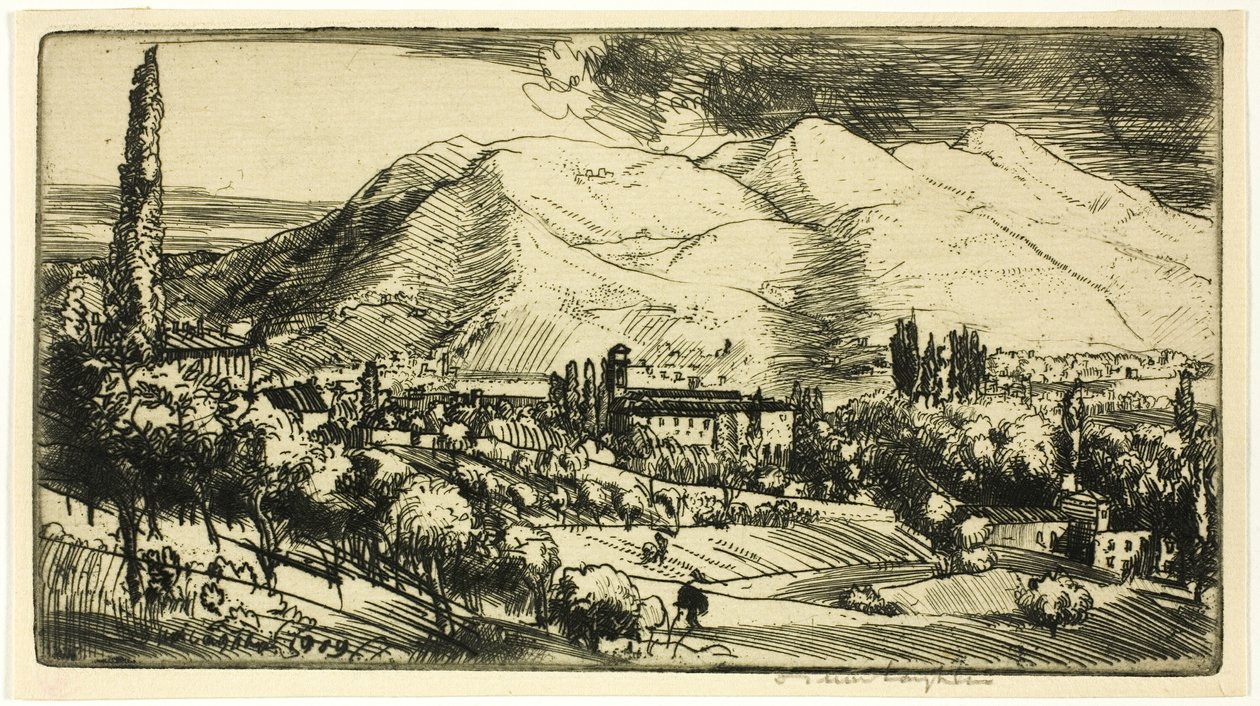 Dans les collines toscanes - Donald Shaw MacLaughlan