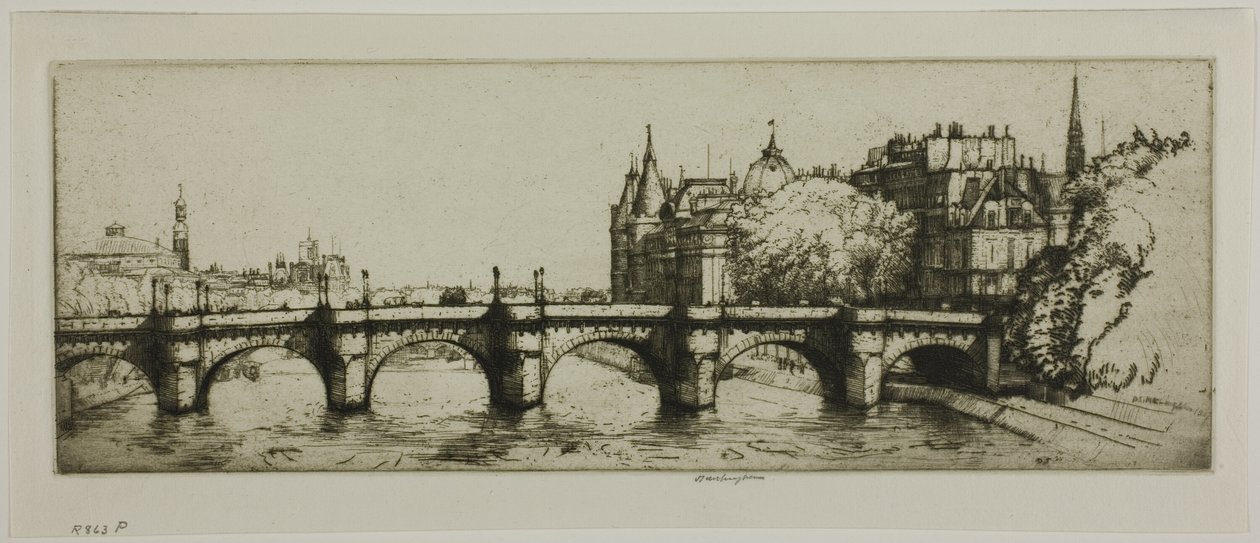 Le Pont Neuf, Paris - Donald Shaw MacLaughlan