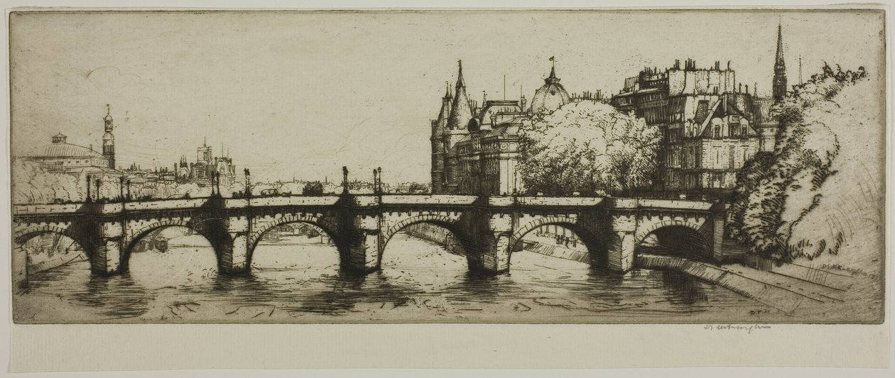 Le Pont Neuf, Paris - Donald Shaw MacLaughlan