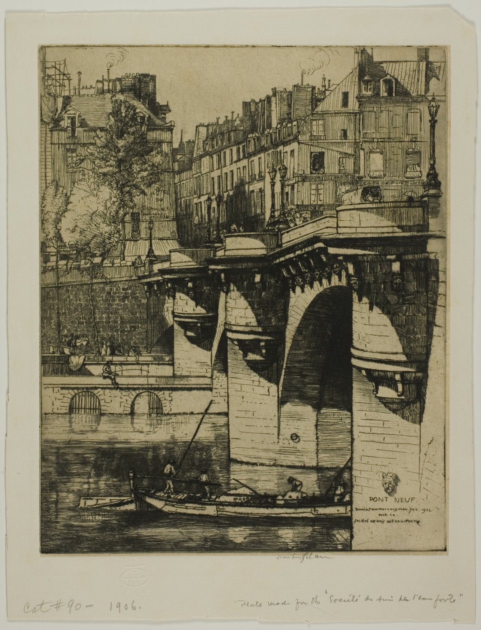 Le Pont Neuf, Paris - Donald Shaw MacLaughlan