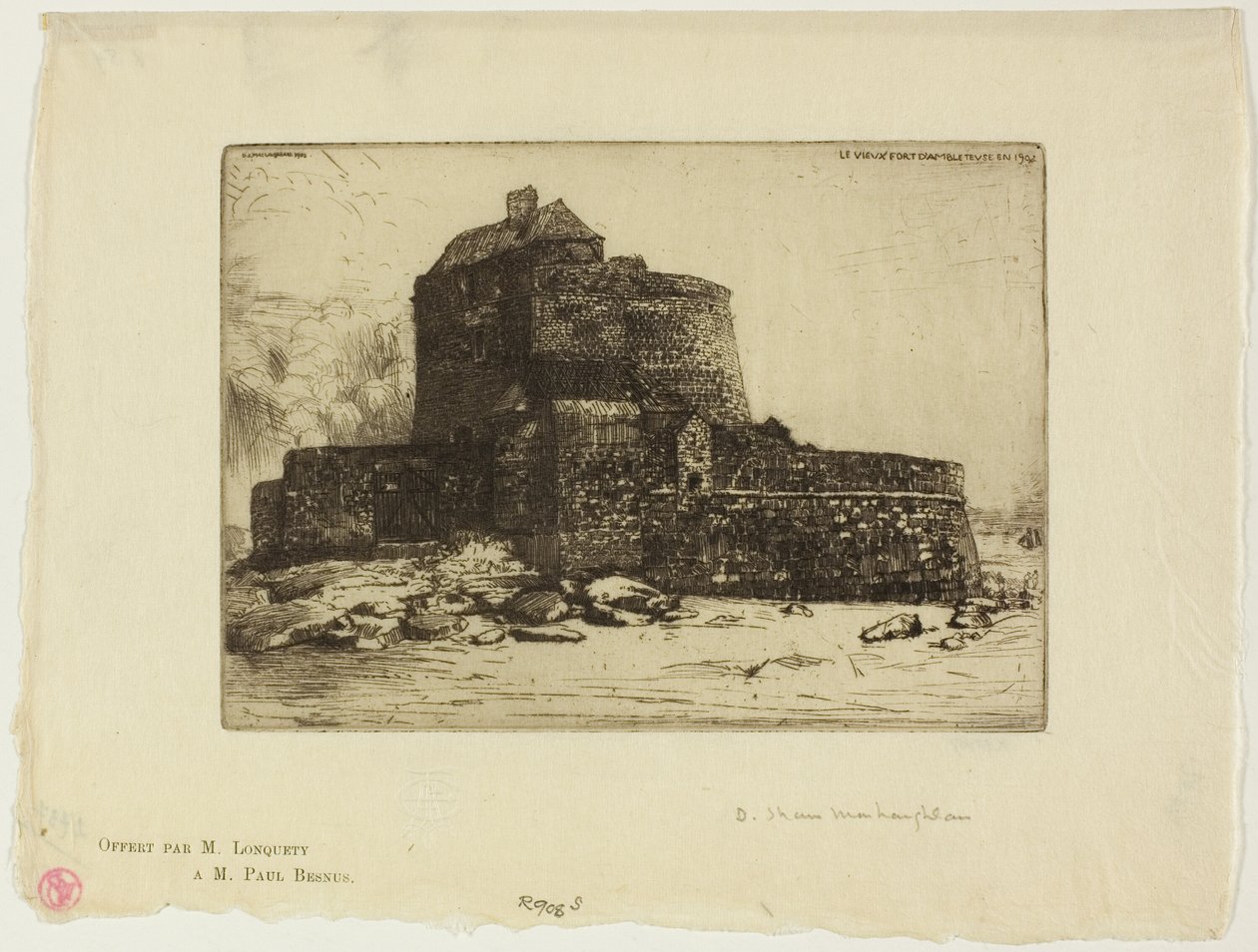 Vieux fort à Ambleteuse - Donald Shaw MacLaughlan