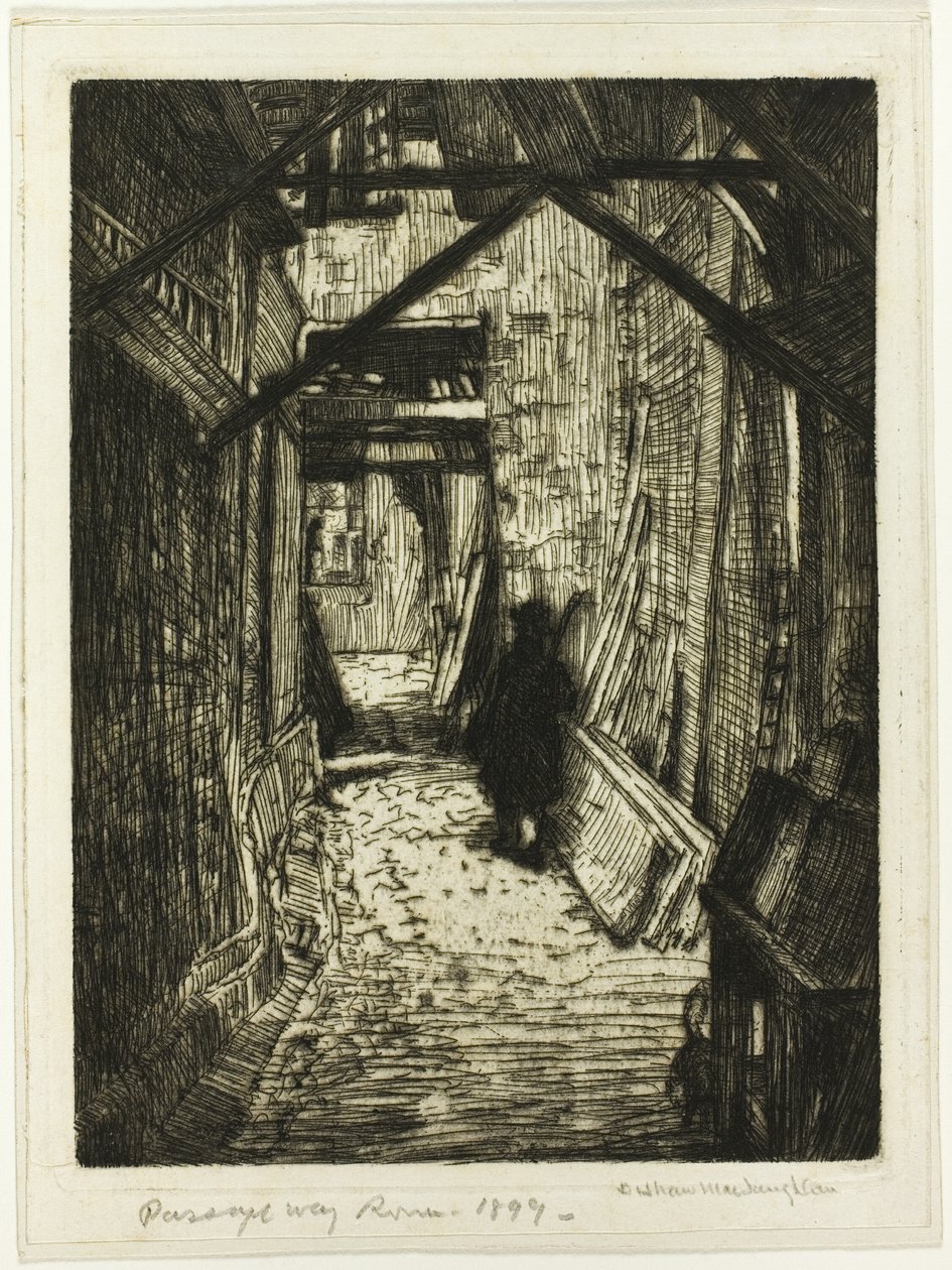 Passage, Rouen - Donald Shaw MacLaughlan
