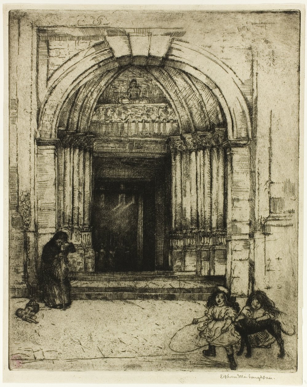 Portail de Saint-Germain-des-Prés - Donald Shaw MacLaughlan