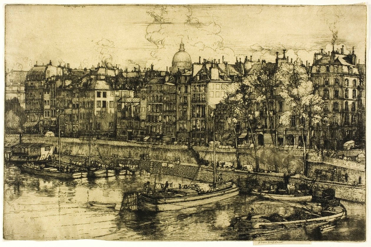 Quai des Grands Augustins, Paris - Donald Shaw MacLaughlan