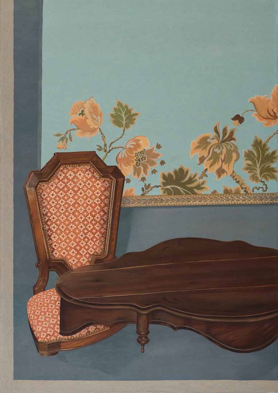Intérieur avec meubles - Donatella Merlo