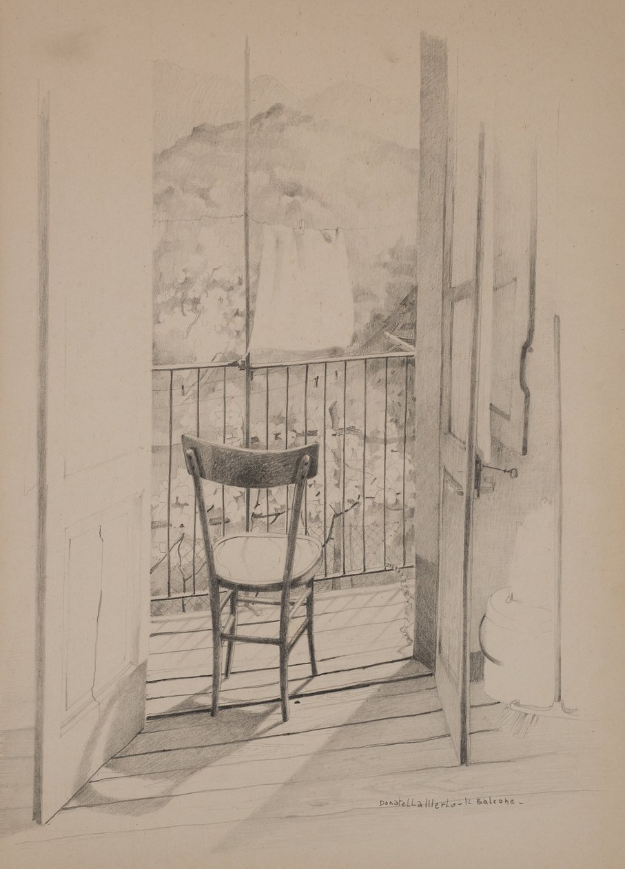 Le balcon, c.1975 - Donatella Merlo