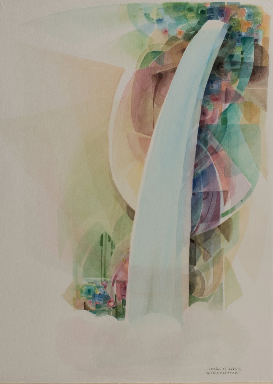 Cascade dans les bois - Donatella Merlo