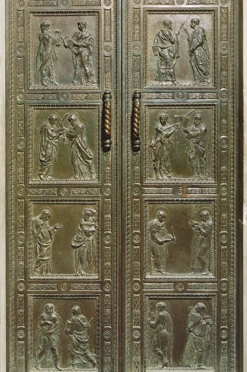 Portes représentant des martyrs, 1440-43 (détail) - Donatello