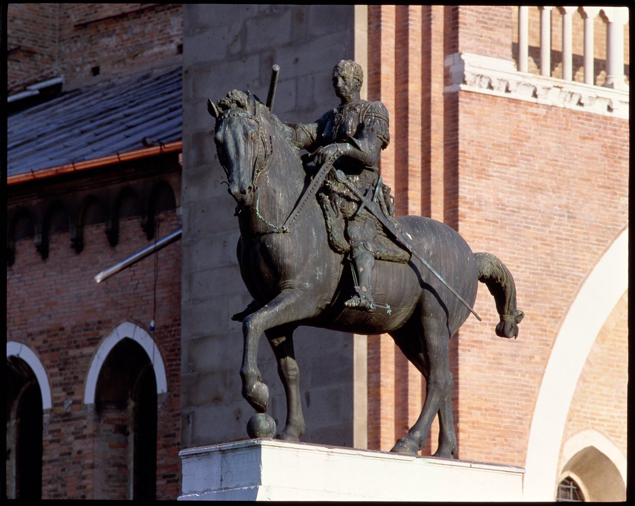 Portrait équestre de Gattamelata, 1453 (bronze) - Donatello
