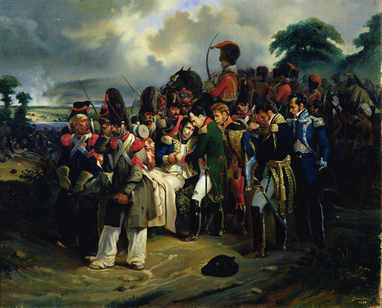 Napoléon faisant ses adieux au maréchal Jean Lannes, 1858 - Dorian