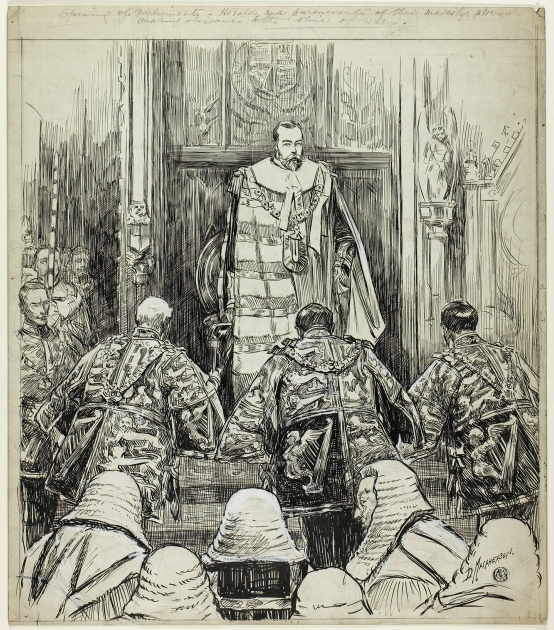 Ouverture du Parlement sous Édouard VII - Douglas Macpherson