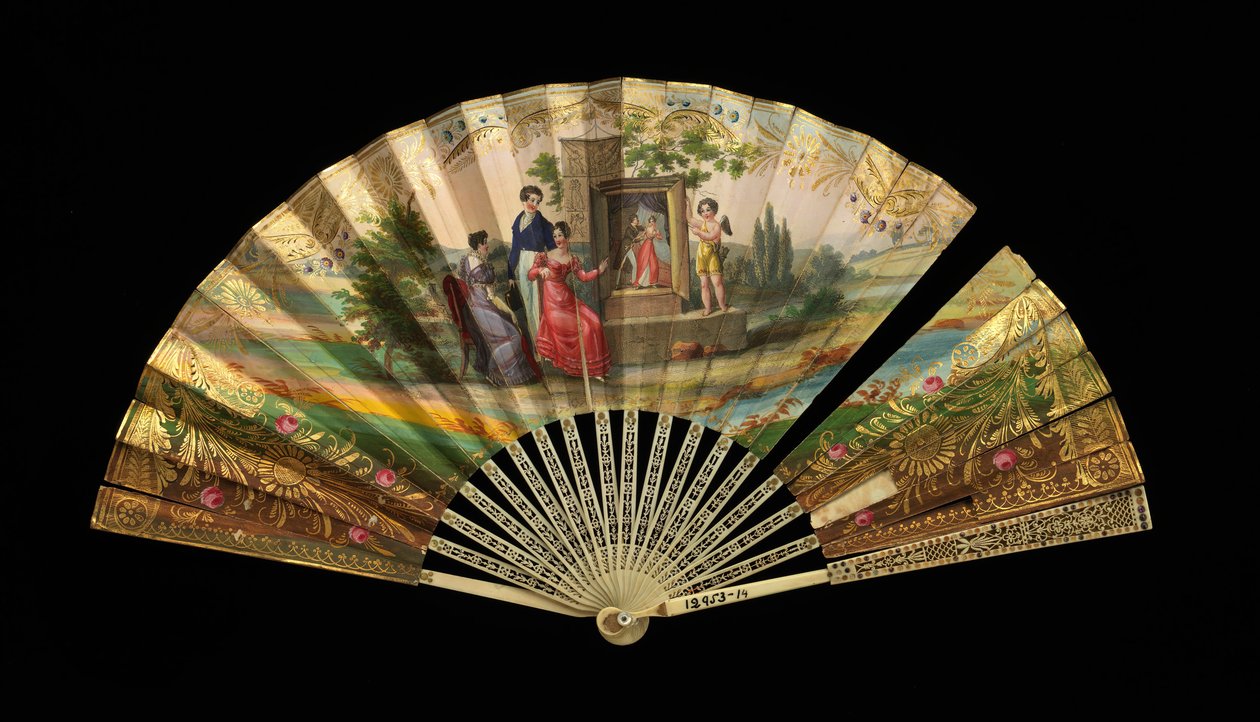 Éventail, français, 1820-30 - Dubois