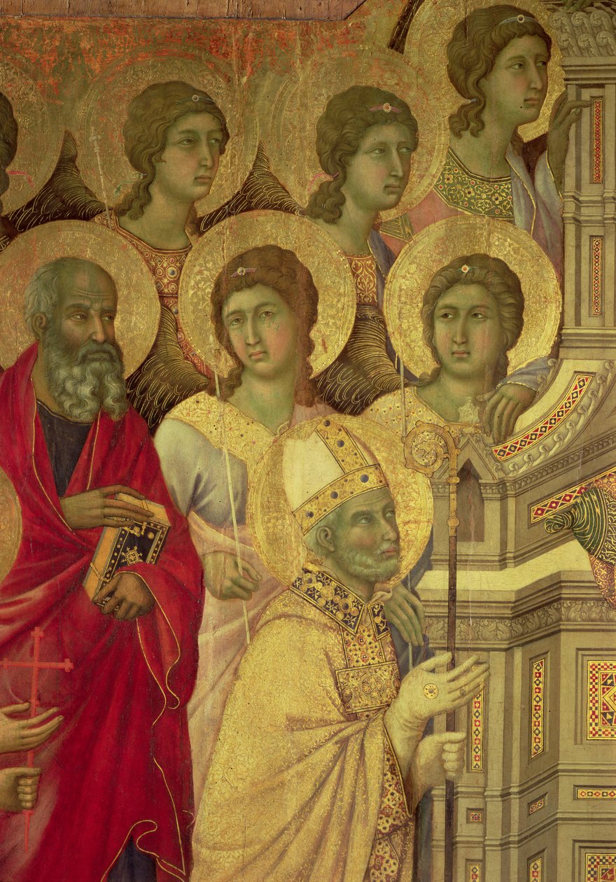 Maesta: Saints (détail), 1308-11 - Duccio di Buoninsegna
