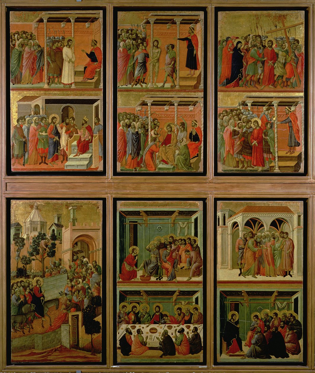 Maesta : onze scènes de la Passion, 1308-11 - Duccio di Buoninsegna