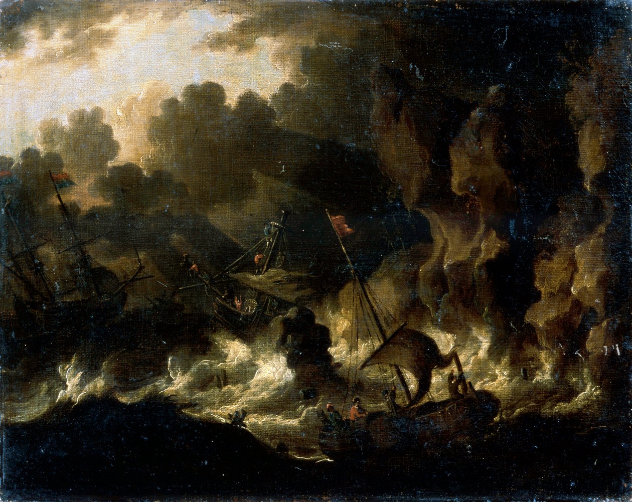 Mer orageuse, 17e siècle - Dutch Master