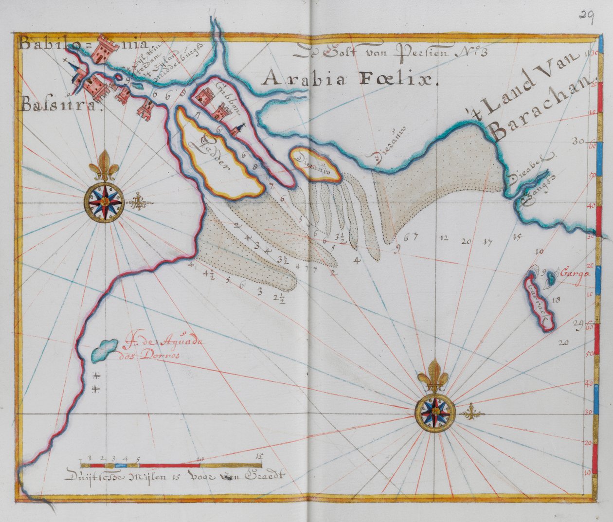 Arabie. Zone côtière et golfe - Dutch School