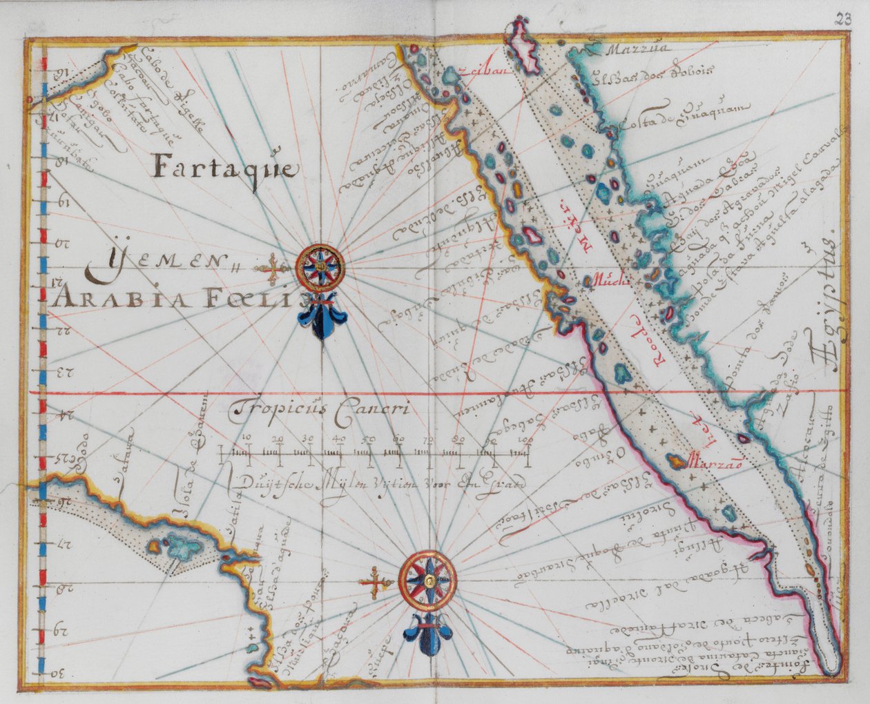 Arabie. Yémen. - Dutch School