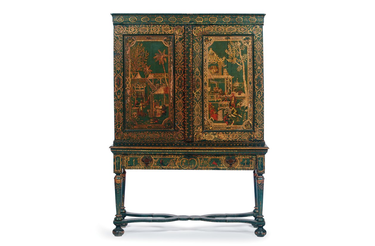 Cabinet de collectionneur sur pied, vers 1700-30 - Dutch School
