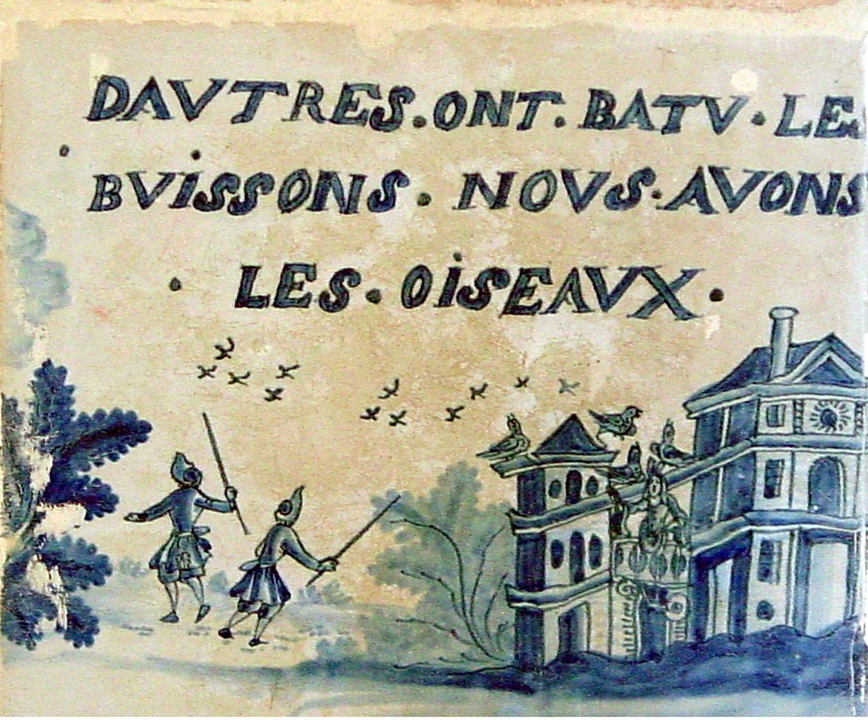 Carreau de Delft, vers 1700-1900 (céramique) - Dutch School