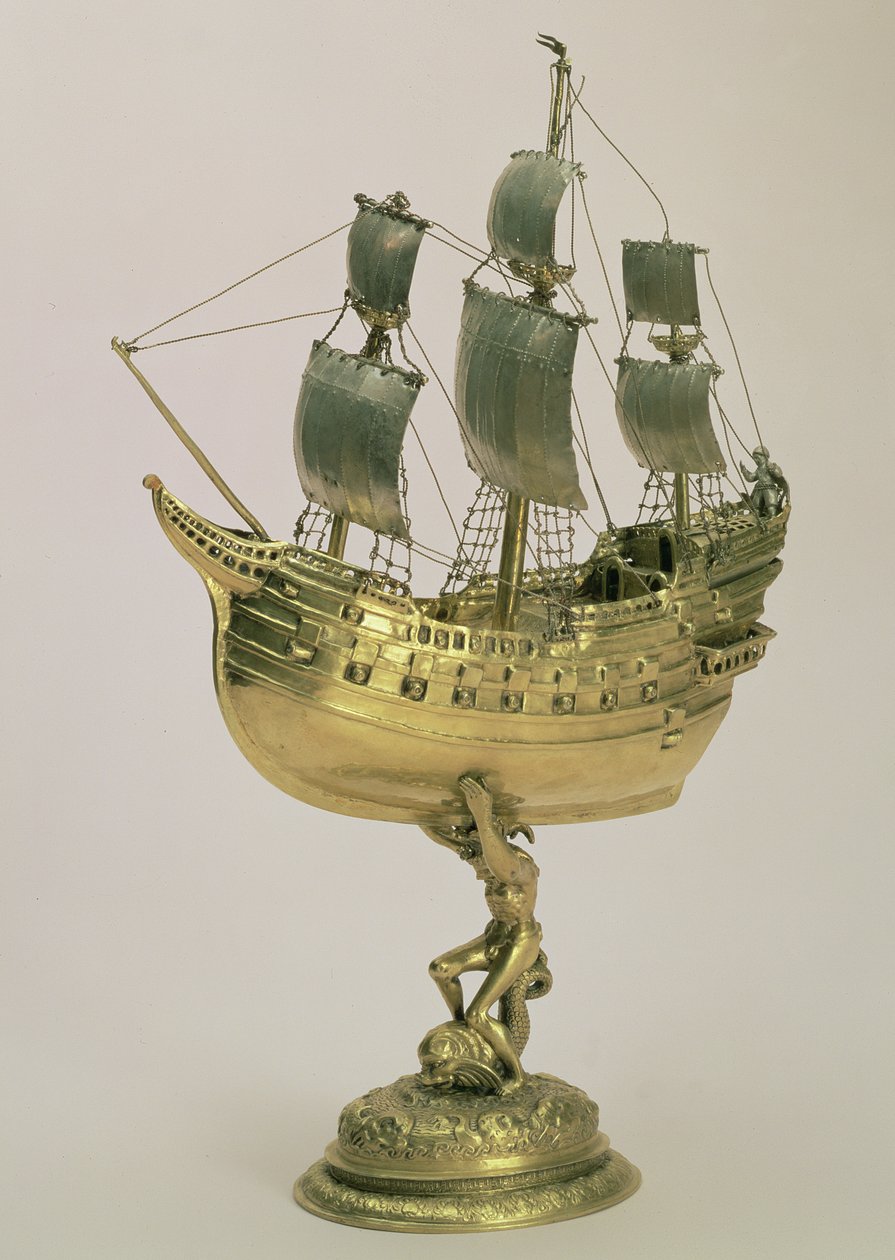 Modèle de navire de guerre, Amsterdam, 1595-96 - Dutch School