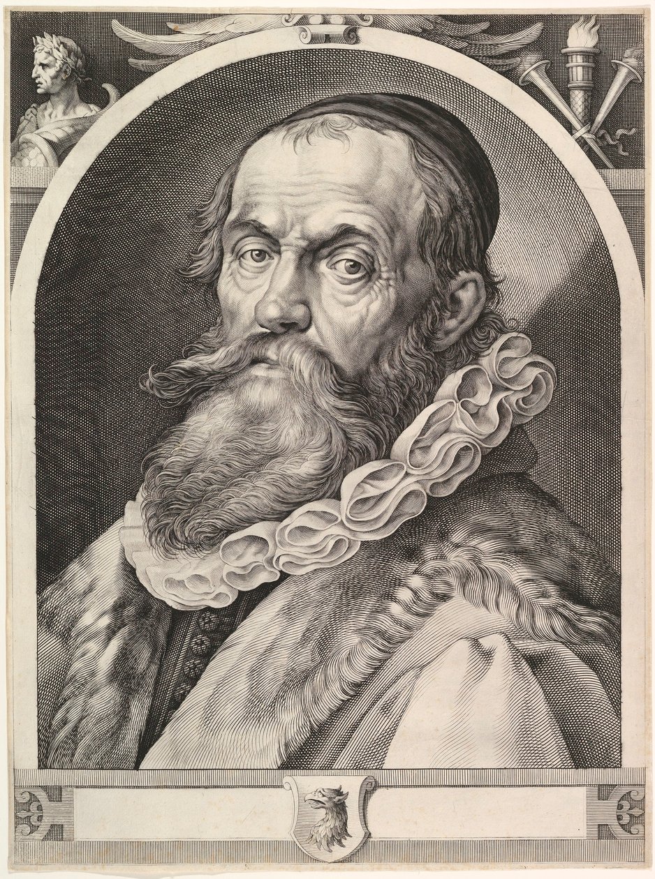 Portrait de Hendrick Goltzius, pub. 1617 - Dutch School
