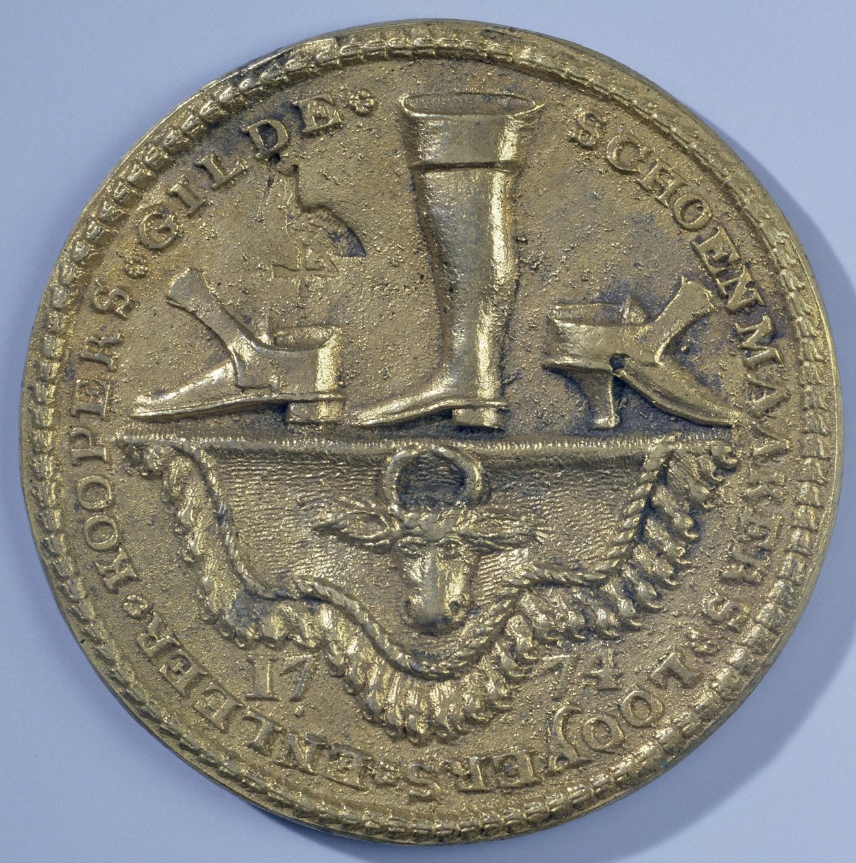 Jeton de présence de la guilde des cordonniers de La Haye - Dutch School