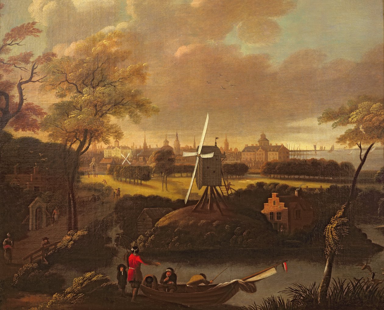 Vue de New York - Dutch School