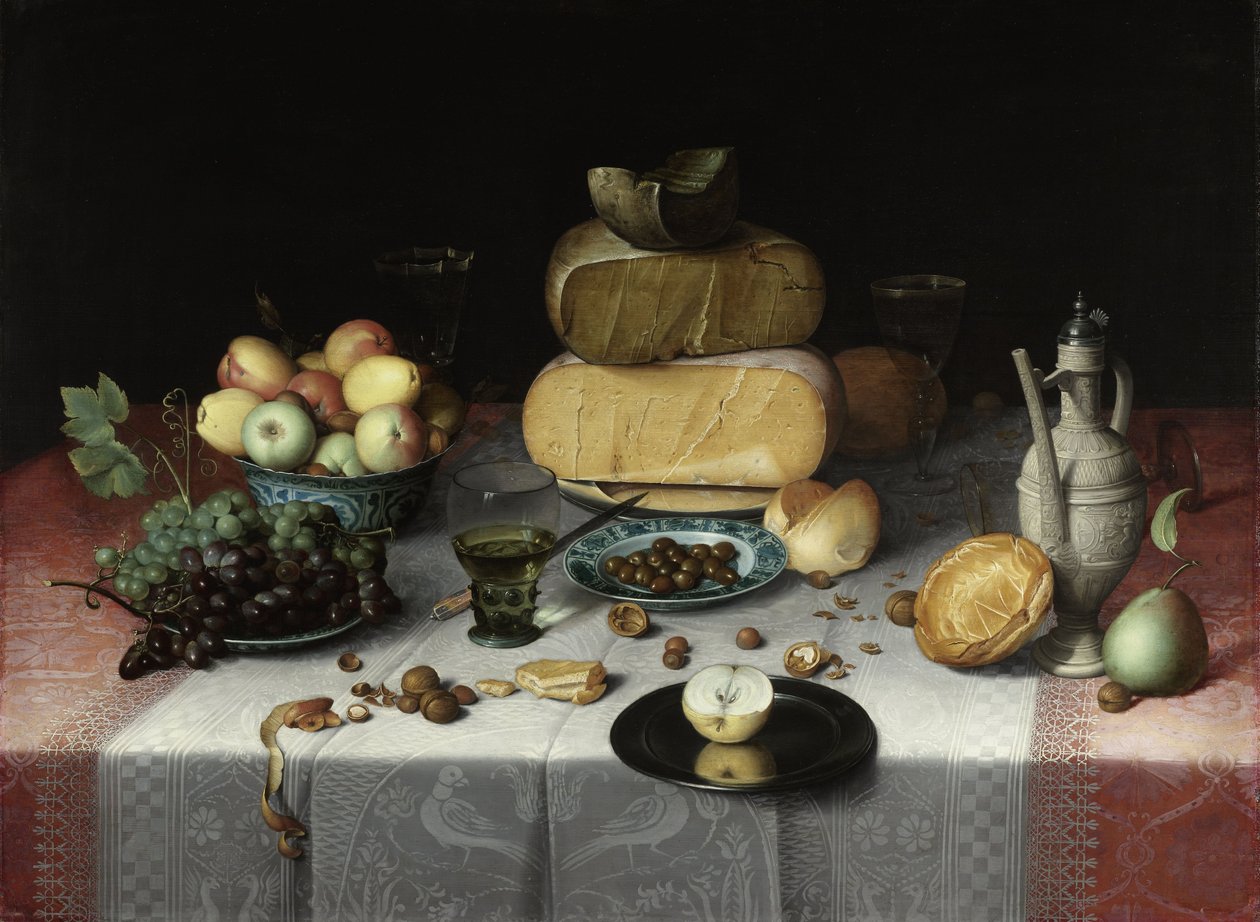 Nature morte avec fromage, vers 1615 - Dyck