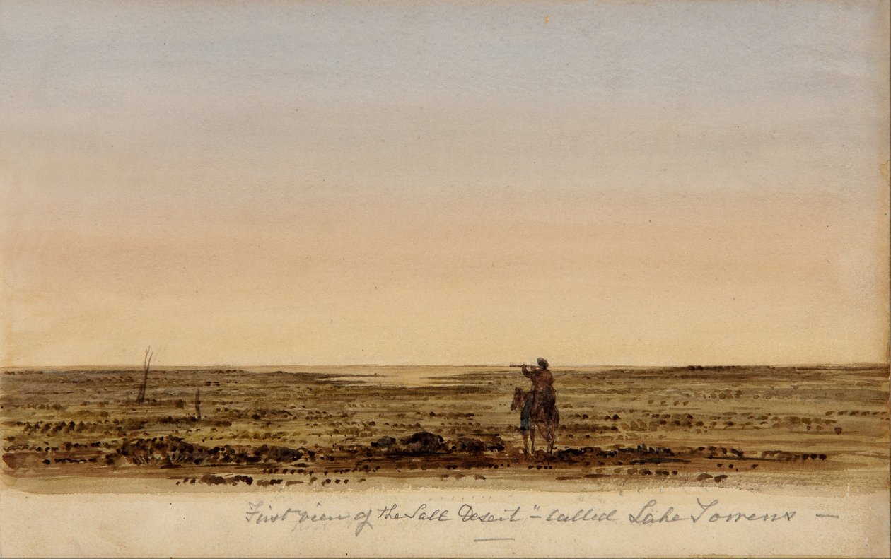 Première vue du désert de sel - E. C. Frome