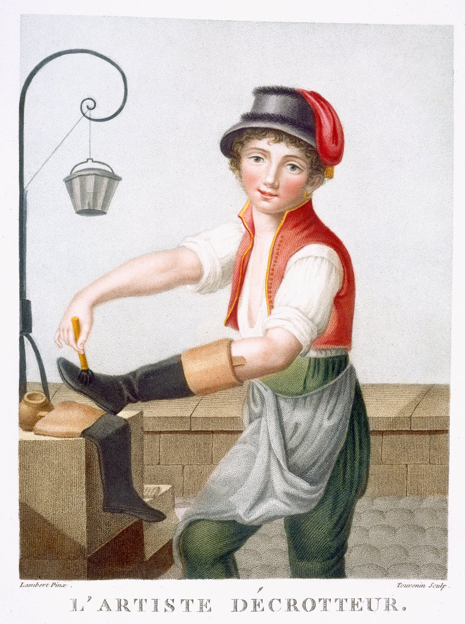 Grattoir à bottes, c.1816 - E. F. Lambert