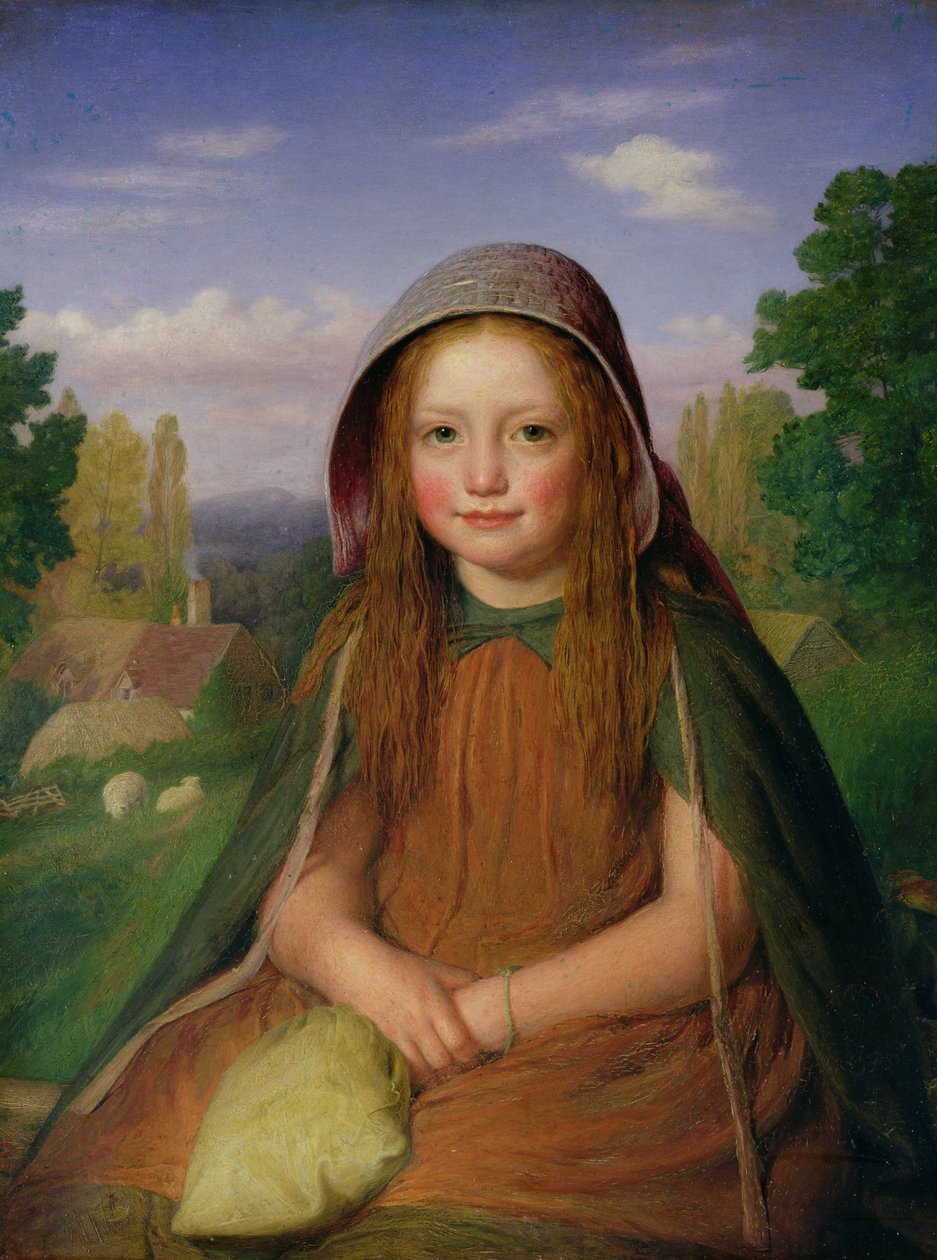 Une fille, 1861 - E.T. Davies