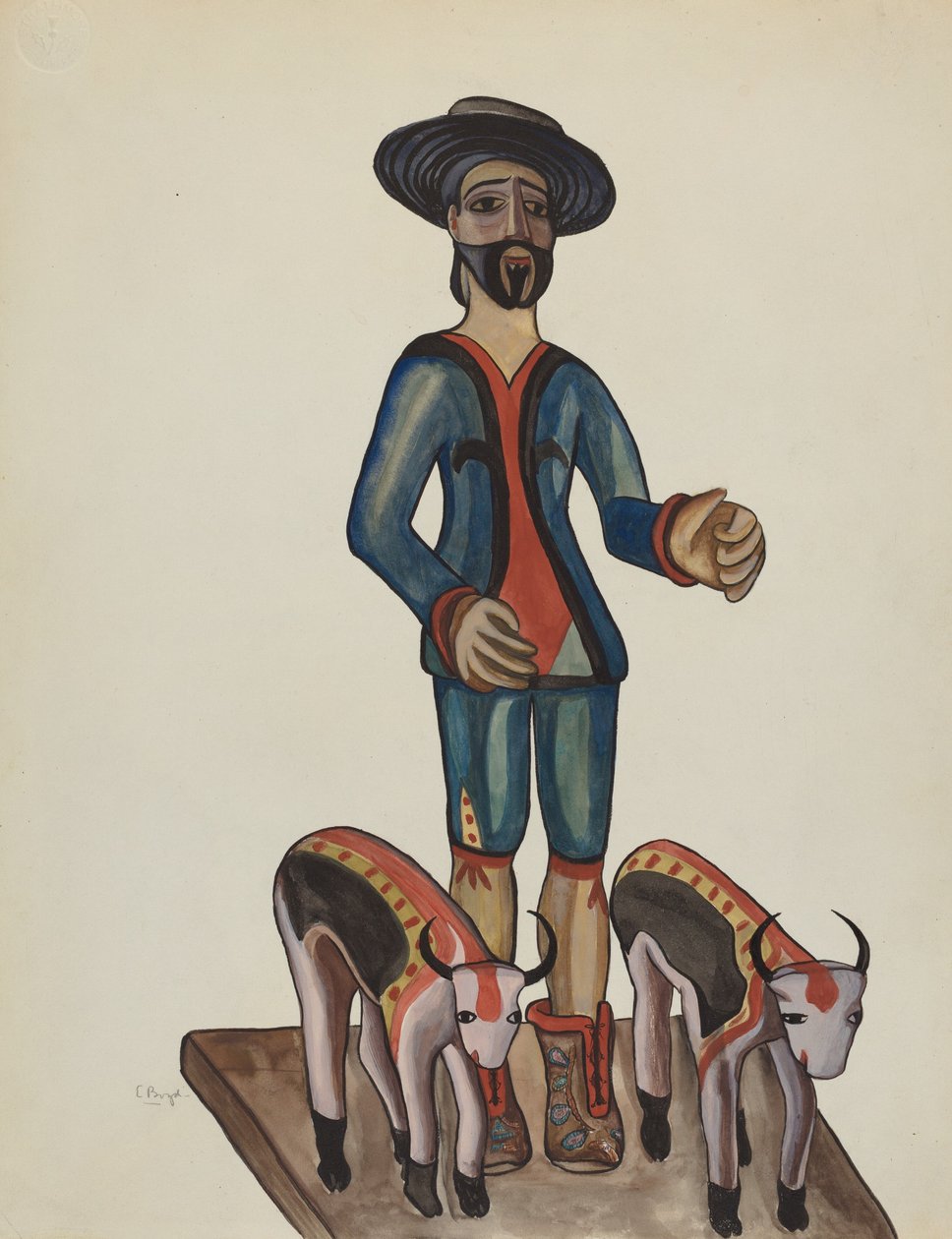 Bulto de San Ysidro - E. Boyd