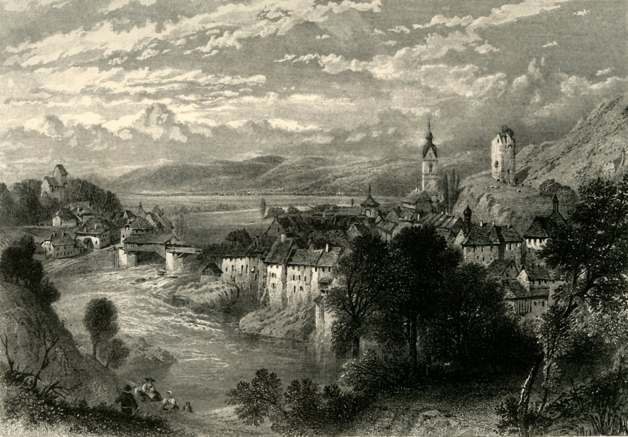 Laufenburg, vers 1872 - E I Roberts