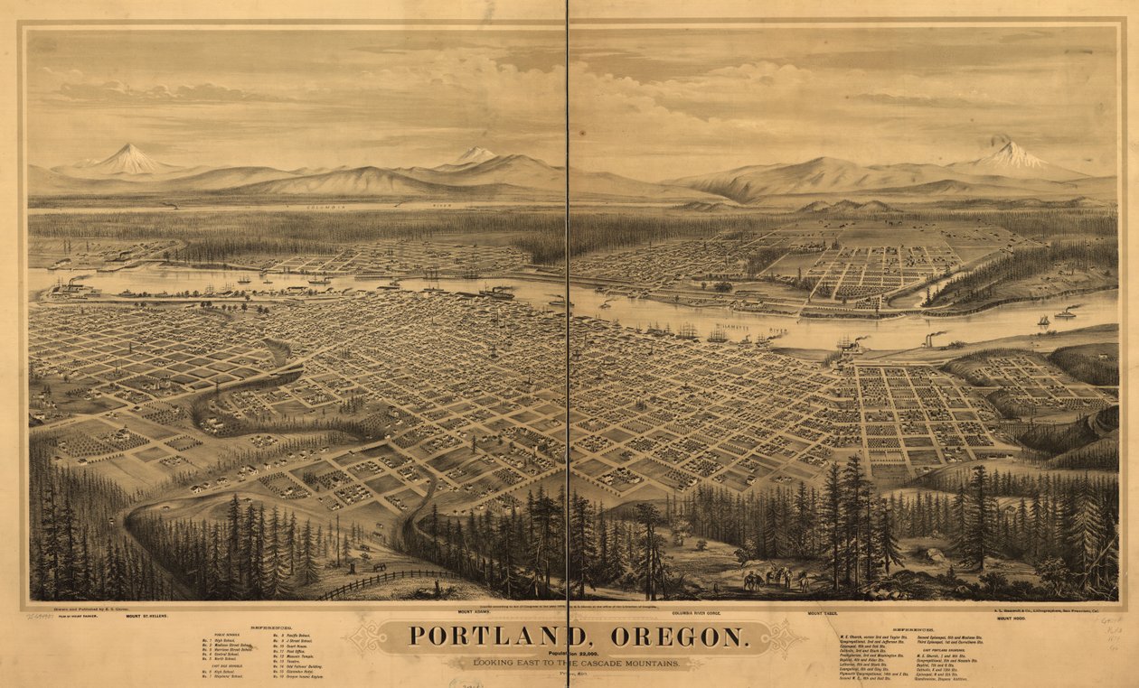 Portland, Oregon - E. S. Glover
