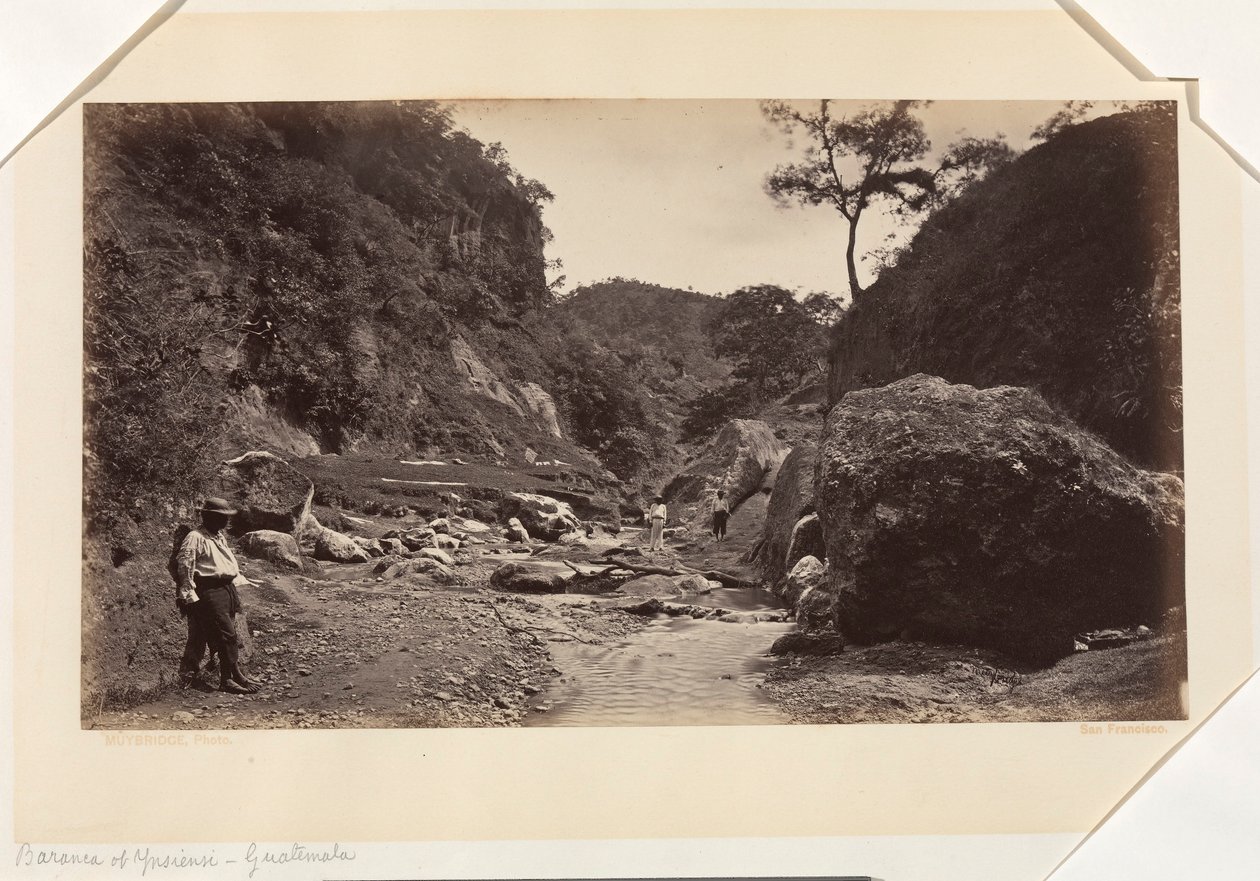 Barranca de Ynsiensi, Guatemala - Eadweard Muybridge