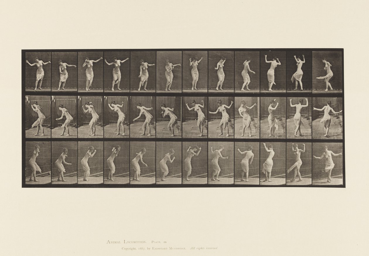 Planche 191. Danse (fantaisie) - Eadweard Muybridge