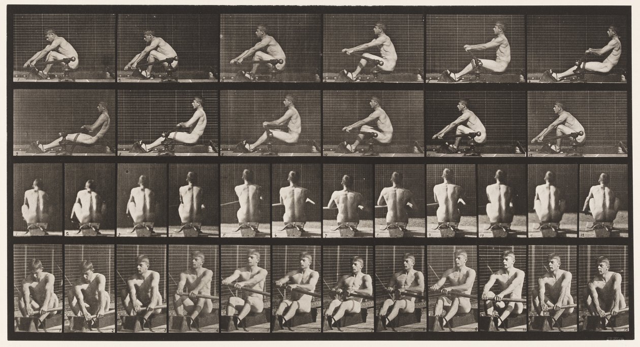 Planche 327. Aviron - Eadweard Muybridge