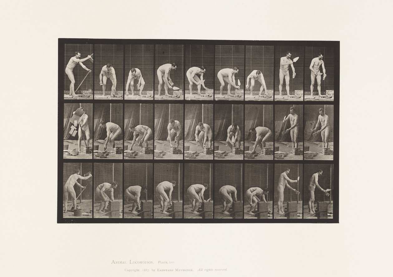 Planche 505. Maçonnerie - Eadweard Muybridge