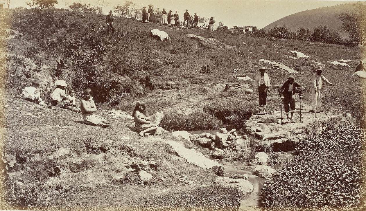 Tirer le tissu à Almolonga, Guatemala - Eadweard Muybridge