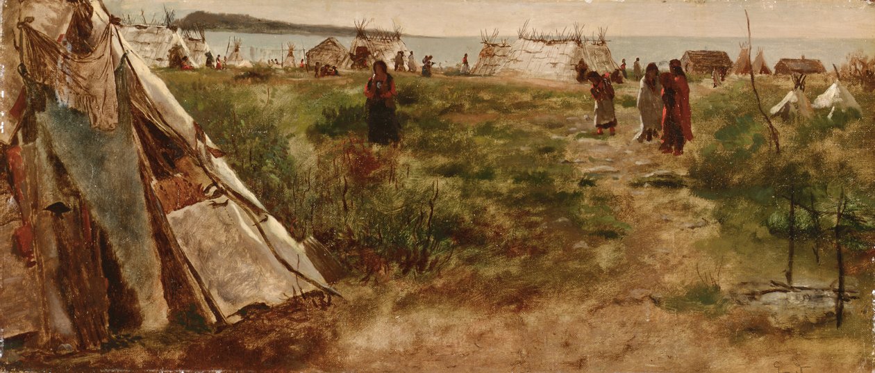 Campement Ojibwe - Eastman Johnson