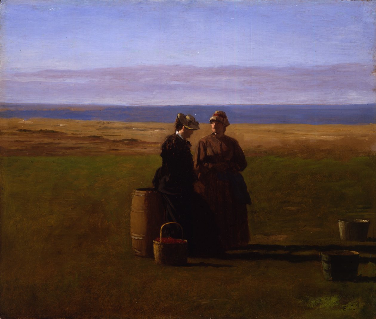 La Conversation, 1879 - Eastman Johnson