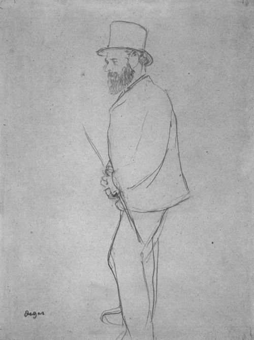 Édouard Manet à la course - Edgar Degas