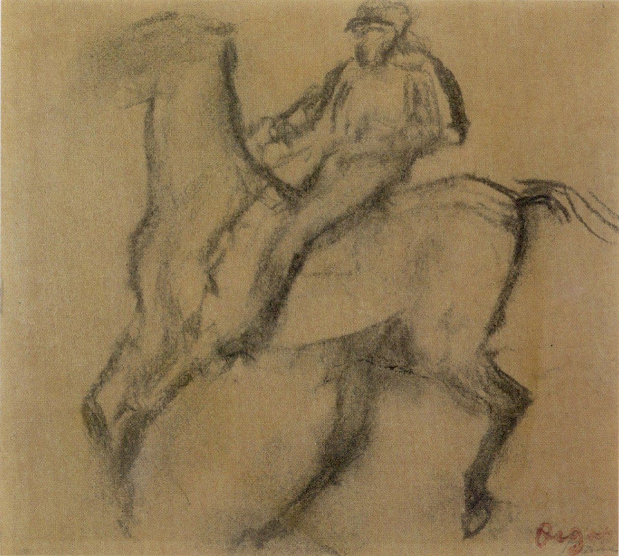 Jockey à cheval - Edgar Degas