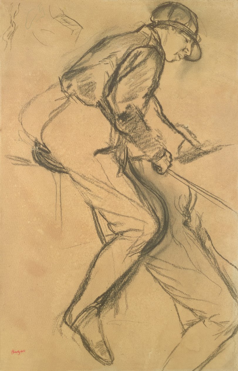 Un jockey, 19ème siècle - Edgar Degas